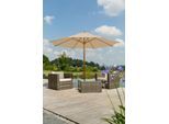 Sonnenschirm SCHNEIDER SCHIRME "Malaga", beige (natur), Obermaterial: 100% Polyester, Standschirme, Sonnenschirm, ohne Schirmständer