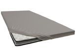 Spannbettlaken JANINE "TOPPER 5001", braun (vulkan), 1 Stk., Jersey-Elasthan, 180x200 180x210 180x220 190x200 190x210 190x220 200x200 200x210 200x220 10cm, Jersey-Elasthan, Obermaterial: 95% Baumwolle, 5% Elasthan, Bettlaken, Spannbettlaken, mit Rundumgummizug