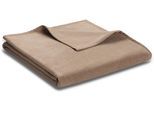 Wohndecke BIEDERLACK "Unicolour", braun (haselnuss), B:220cm L:240cm, Baumwolle, Polyacryl, Polyester, Wohndecken, Wohndecke, in vielen Farben