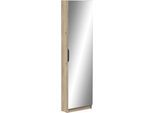 Schuhschrank DEMEYERE GROUP "Zapatero", braun (eiche royal), B:50cm H:180,5cm T:20cm, Holzwerkstoff, Schränke, Schuhschrank, SCHUHSCHRANK 1 TUER/1 SPIEGEL