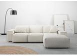 Ecksofa HOME AFFAIRE "Glimminge L-Form auch in Breitcord, Feincord + Easy care-Bezug", weiß, B:264cm H:71cm T:191cm, 96% Polyester, 4% Polyacryl, Sofas, Ecksofa, Breite 264, Zierkissen
