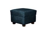 Polsterhocker HOME AFFAIRE "CHARENTE, Chesterfield Hocker, Maße B/T/H: 55/55/73 cm", blau (dunkelblau), B:55cm H:73cm T:55cm, 100% Polyester, Hocker, Polsterhocker, passend zur Serie Charente, in hochwertiger Verarbeitung