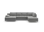 Wohnlandschaft SIT & MORE "Latigo U-Form", grau, B:326cm T:201cm, Sofas, Wohnlandschaft, mit Recamiere, wahlweise mit Bettfunktion und Bettkasten