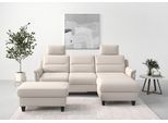 Ecksofa SIT & MORE "Farö L-Form", grau (elephant), B:234cm H:90cm T:168cm, Sofas, Ecksofa, inklusive Federkern, wahlweise mit Bettfunktion und Bettkasten
