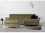 Polsterhocker HOME AFFAIRE "Maredo", grün (olive), B:90cm H:49cm T:60cm, Hocker, Polsterhocker, Federkern-Polsterung, passend zur "Maredo"-Serie