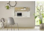 Wandsekretär HOME AFFAIRE "CiTY/GiRON", weiß, B:100cm H:35cm T:30cm, Sekretäre, Wandsekretär, zeitlos modern, wohnliches Home Office, Breite 100 cm