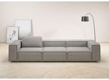 3,5-Sitzer HOME AFFAIRE "Watertown, modernes Big-Sofa XXL, 336 cm Breite, auch in Feincord", grau, B:336cm H:68cm T:98cm, 95% Polyester, 5% Nylon, Sofas, 3 5-Sitzer, Riesiges Designersofa mit viel Platz & weichen Bezügen in Trendfarben