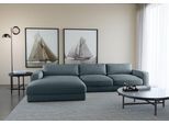 Ecksofa HOME AFFAIRE "Bloomfield, elegant, viel Platz, Mega Couch, Breite 303cm, L-Form", bunt (turbulence), B:303cm H:84cm T:176cm, 100% Polyester, Sofas, Ecksofa, extra tiefe Sitzfläche, wahlweise mit Sitztiefenverstellung