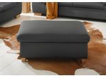 Hocker HOME AFFAIRE "Bergamo", grau, B:110cm H:44cm T:81cm, Luxus-Kunstleder;Struktur weich (100% Polyester);Chenille 100% Polyester;Struktur fein ( 100% Polyester), Hocker, Hocker, mit Stauraum