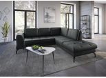 Ecksofa SIT & MORE "Bendigo L-Form", schwarz, B:258cm H:87cm T:226cm, Sofas, Ecksofa, inklusive Sitztiefenverstellung, Bodenfreiheit 15 cm, in 2 Fußfarben