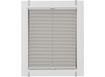 Plissee SUNLINES "One Size Style Crepe", grau (grau, grau, grau), B:85cm H:190cm, Obermaterial: 85% Polyester, 15% sonstige Fasern, Plissees, Plissee, Zubehörfarbe grau, zum Klemmen