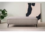 Hocker HOME AFFAIRE "TVINNU, mit Kedernaht, Cord u. Flachgewebe", braun (hellbraun), B:140cm H:44cm T:65cm, Hocker, Hocker, zur Serie TVINNU, gemütlicher Sitzkomfort, rechteckig, schwarze Füße