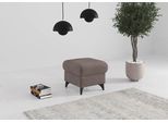 Polsterhocker SIT & MORE "Glendale", taupe, B:58cm H:48cm T:58cm, 90% Polyester, 10% Polyamid, Hocker, Polsterhocker, mit Stauraum