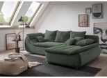 Ecksofa HOME AFFAIRE "Imola, bequem, aktuelle Steppung im Sitz, L-Form, Breite 270cm", grün (moosgrün), B:270cm H:90cm T:170cm, Microfaser PRIMABELLE (100% Polyester) / Struktur (82% Polyester, 9% Viscose, 7% Baumwolle, 2% Nylon);Kunstleder SOFTLUX / Struktur (82% Polyester, 9% Viscose, 7% Baumwolle, 2% Nylon);Cord (93% Polyester, 7% Polyamid), Sofas, Ecksofa, wahlweise mit Bettfunktion