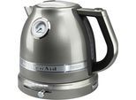 KITCHENAID Wasserkocher "5KEK1522EMS MEDALLION-SILBER", silber (medallion, silber), B:26,3cm H:21,8cm T:21cm, Wasserkocher, Wasserkocher