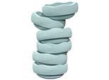 Balancetrainer STAPELSTEIN "Stapelstein mint", grün (mint), Balancetrainer, Kinder, B/H/L: 12cm Ø 27,5cm, Polypropylen, Balancetrainer, für Drinnen und Draußen, 6-tlg. ØxH: 27,5x12 cm, H:12cm Ø:27,5cm