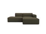 Ecksofa TENKSOM "Rund, Relax-Ecke, Big-Sofa, Endless Seating", grün (waldgrün), B:247cm H:71cm T:188cm, Sofas, Ecksofa, Bezüge wechselbar, Kaltschaum im Sitz, Nordic Swan Ecolabel