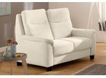 2-Sitzer HOME AFFAIRE "Boccaccio", beige (creme), B:143cm H:104cm T:96cm, Luxus-Microfaser Vintageoptik(100% Polyester);Struktur weich (90% Polyester / 10% Polyamid);Luxus-Microfaser (100% Polyester), Sofas, 2-Sitzer, mit Federkern, incl. Kopfteilverstellung