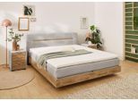 Boxspringbett JOCKENHÖFER GRUPPE "Hetty erhältlich in der Größe 180x200cm", grau (grau 444, 19), B:197cm L:221cm, Bezug Bett: Microfaser (100% Polyester);Topper und Matratzenspiegel: 100% Polyester, Komplettbetten, Boxspringbett, schwebende Optik, 7-Zonen-Matratze, Topper, mehrere Härtegrade wählbar