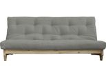 Schlafsofa KARUP DESIGN "Fresh", grau, Gestell natur, Sofas, Schlafsofa, inkl. Futonmatratze