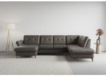Wohnlandschaft SIT & MORE "Göteborg", braun, B:327cm H:90cm T:226cm, Sofas, Wohnlandschaft, inkl. Sitztiefenverstellung, wahlweise mit Bettfunktion & Bettkasten