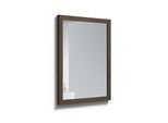 Badspiegel WELLTIME "Rustic", braun (smoked oak), B:60cm H:80cm T:3cm, Furnier, Spiegel, Badspiegel, Breite 60 cm, FSC-zertifiziert