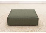 Polsterhocker HOME AFFAIRE "Watertown, XXL Hockerbank passend zum Sofa - ideal als Beistellmodul", grün, B:90cm H:43cm T:120cm, 96% Polyester, 4% Nylon, Hocker, Polsterhocker, erweiterbare Hockerbank mit weicher Polsterung