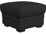 Hocker COTTA "Marcus", schwarz, B:68cm H:45cm T:68cm, 64% Polyurethan, 25% Polyester, 11% Baumwolle, Hocker, Hocker, mit Stauraum