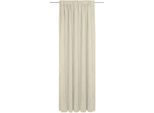 Vorhang ADAM "Casket Valdelana" Gr. 4, beige (natur), B:142cm H:245cm, Jacquard, Baumwolle, Gardinen, Vorhang, aus 100% Bio-Baumwolle