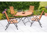 Garten-Essgruppe MERXX "Schlossgarten", braun, Sitzmöbel-Sets, Garten-Essgruppe