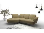 Ecksofa SIT & MORE "Dance, L-Form, inkl. Sitztiefenverstellung", grün (olive), B:313cm H:91cm T:208cm, 100% Polyester, Sofas, Ecksofa, inkl. Click&Seat, optional mit Kopfteilverstellung