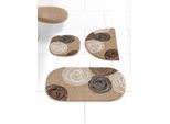 Badematte GRUND Gr. 5, beige (taupe), rechteckig (80cm x 150cm ), 1 Stk., Badematten, Badematte