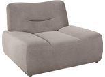 Sessel DOMO COLLECTION "Cesena modern, elegante flache Armlehnen, komfortabel", grau (stone), B:122cm H:81cm T:109cm, Sessel, Sessel