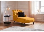 Loveseat HOME AFFAIRE "Amiens Sessel Loungesessel", gelb (senf), B:93cm H:94cm T:144cm, Struktur fein (100% Polyester);Samtoptik (100% Polyester), Sessel, Loveseat, mit wunderschöner Knopfheftung im Rücken