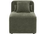 Sofa-Mittelelement HOME AFFAIRE "Sundstrup", grün, B:70cm H:76,5cm T:93cm, 100% Polyester, Polsterelemente, Sofa-Mittelelement, Modulserie, individuelle Zusammenstellung