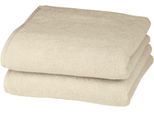 Handtücher ROSS "Sensual 9000", beige (natur, sand), B:50cm L:100cm, Frottier, Obermaterial: 100% Baumwolle, Handtücher, Handtücher, mit Aloe-Vera-Öl veredelt
