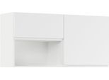 Mehrzweckschrank-Set IMPULS KÜCHEN "Warschau", weiß (weiß mit beton, optik natur), B:120cm H:57,9cm T:34,5cm, Holzwerkstoff, Pulverlack, Kastenmöbel-Sets, Mehrzweckschrank-Set, Vielfältige Varianten verfügbar; kombinierbar mit anderen Artikeln