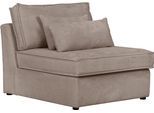 Sofa-Mittelelement OTTO HOME "Florid", grau (taupe), B:80cm H:75cm T:100cm, 100% Polyester, Polsterelemente, Sofa-Mittelelement, als Teil eines Modulsofas,, fester Sitzkomfort, auch in Cord