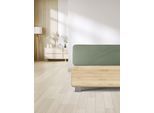 Spannbettlaken IRISETTE "Erba 30", salbei, B:180cm L:200cm, Tencel, Obermaterial: 48% Baumwolle, 48% Lyocell, 4% Elasthan, Bettlaken, Spannbettlaken, glatt