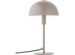 Tischleuchte "Linnea Pilz Lampe", grau (taupe matt), 1, Ø 20,5cm H: 35,5cm, 1 Stk., LEGER HOME BY LENA GERCKE, Leuchten, Pilzleuchte, Tischlampe, Metallsockel, Höhe 35,5 cm, Tischleuchte