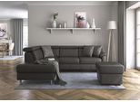 Ecksofa SIT & MORE "Freetown L-Form", grau (anthrazit), B:252cm H:84cm T:216cm, Sofas, Ecksofa, inklusive Kopfteilverstellung und komfortablem Federkern