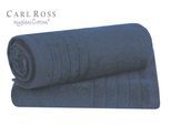 Handtuch CARL ROSS "HygieniCotton", blau (night blau), B:50cm L:100cm, Frottee, Obermaterial: 100% Baumwolle, Handtücher, Handtuch, mit 2 Aufhängekordeln
