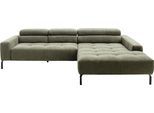 Ecksofa HOME AFFAIRE "Claya Move, L-Form, Kopf- & Rückenverstellung, Breite 293 cm", turtle, B:293cm H:75cm T:226cm, 100% Polyester, Sofas, Ecksofa, Moderne Steppung, weicher Polsteraufbau & saugroboterfreundliche Höhe