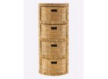 Kommode HEINE HOME, beige (natur), B:35cm H:115cm T:35cm, Sideboards, Kommode