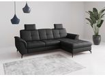 Ecksofa SIT & MORE "Zora", schwarz, B:262cm H:92cm T:164cm, Sofas, Ecksofa