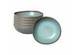 Schale "Bols Lave 600 ml 6er Set", blau (glacé), LIKE. BY VILLEROY & BOCH, Schüsseln, Schale