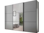 Schwebetürenschrank STAUD "Includo, Made in Germany", dekor saphir, B:298cm H:222cm T:68cm, Holzwerkstoff, Schränke, Schwebetürenschrank, Mit Spiegeltüre und vier verschiedenen Ausstattungsvarianten