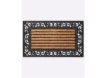 Fußmatte HEINE HOME, schwarz, natur, B:45cm H:23mm L:75cm, Teppiche, Fußmatte