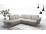 Ecksofa SIT & MORE "Dance, L-Form, inkl. Sitztiefenverstellung", silber, B:302cm H:91cm T:270cm, 100% Polyester, Sofas, Ecksofa, inkl. Click&Seat, optional mit Kopfteilverstellung