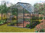 Gewächshaus VITAVIA "Merkur 8300", grau (anthrazit), B:254cm T:317cm, Gewächshäuser, Gewächshaus